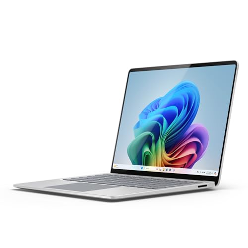 Microsoft Surface Laptop | Copilot+ PC | 13.8” Touchscreen | Snapdragon® X Plus (10 Kerne) | 16GB RAM | 256GB SSD | neuestes Modell, 7. Edition | Platin