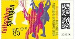 Deutsche Post Milliarde Matrixcode-Briefmarken