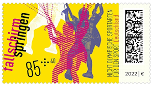 Deutsche Post Milliarde Matrixcode-Briefmarken