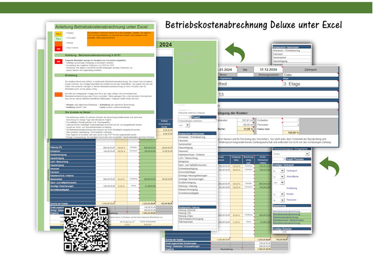 betriebskosten unter excel